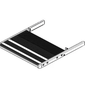 550 Mm Thule Slide-Out Step G2 12 V V18 Transit/Movano Kit De Instalacion Necesario No Incluido