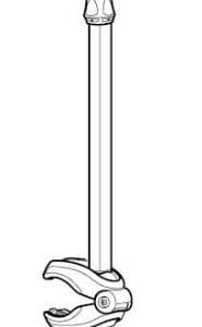 Bike Arm 482 mm 30 torque knob Black