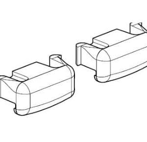 Clips for license plate holder