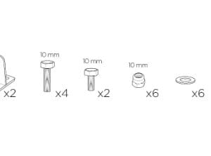 Standard Ladder Bracket Set