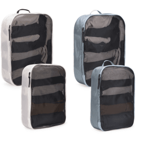 Thule Packing Cube Set Of 2 Large Packaging Cubes And 2 Medium Packaging Cubes Pond Grey/White