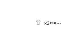 Screw M8X14, type: K6S,8.8 - Thule Caprock